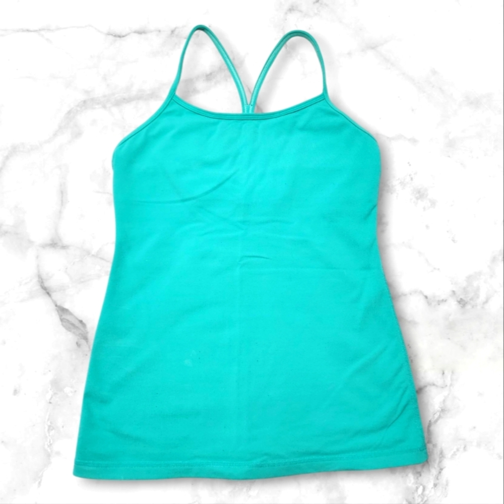 LULULEMON Women's Power Y Teal Tank